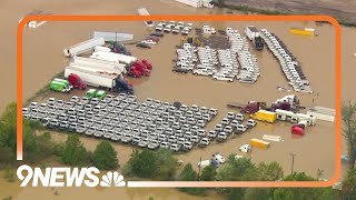 Aerial footage shows the destruction in Asheville and parts of western North Carolina [upl. by Huba]