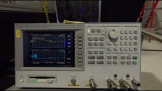 Tutorial RF network analyzer  how to take a transfer function with Agilent 4395A [upl. by Alben141]