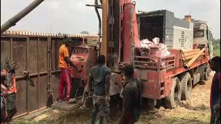 HYDRAULIC BOREHOLE DRILLING IN NIGERIA HOW IT IS DONE [upl. by Tezzil]