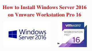 How to Install Windows Server 2016 on Vmware Workstation Pro 16 [upl. by Oeramed]