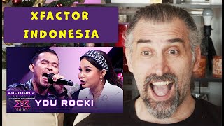 YOU ROCK Akhsin Zaidi  X Factor Indonesia 2021 reaction review [upl. by Htinnek]