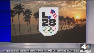 LA28 unveiled handover emblem for Paris Olympics [upl. by Blanca]