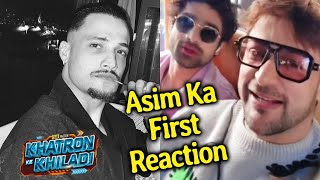 Khatron Ke Khiladi 14 Asim Riaz First Reaction After Being Removed From KKK [upl. by Mcknight]