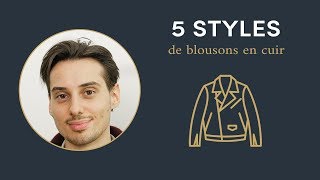 5 styles de BLOUSONS en CUIR  Sape M’en Cinq 5 [upl. by Gabrila584]