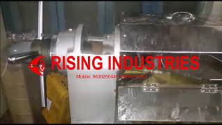 Oil Mill Machine  Rising Industries Kolkata9830260440 [upl. by Azilem879]