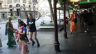 Crossways Hare Krishna Harinama Melbourne [upl. by Evetta]