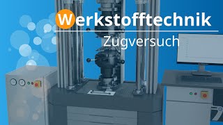 Zugversuch zerstörende Werkstoffprüfung [upl. by Kling]