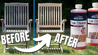 TotalBoat Teak Wood Cleaner and Brightening System [upl. by Ahsam]