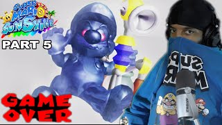 PRAY FOR ME THIS GAME IS CLUMSY HARD  Super Mario Sunshine Part 5 [upl. by Kashden162]