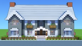 How To Make a Large Realistic House In Minecraft [upl. by Kelley]