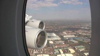 Lufthansa A380 Flight from Frankfurt to Johannesburg HD VERSION [upl. by Isidro]