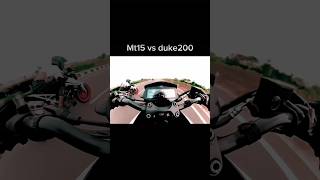 Mt15 vs duke200 💪😈 mt15 duke200 yamahamt15 ktmduke200 shorts viral [upl. by Alessig]