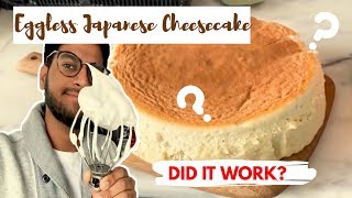 We made Eggless Japanese Cheesecake for the first time Did it work Bake With Shivesh Vlogs [upl. by Rehpotsihrc]