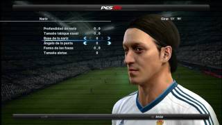 PES 2012 MESUT ÖZIL NEW FACE [upl. by Eahcim]