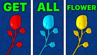 All Flower Locations to get Race V2  Blox Fruits  2024 [upl. by Benoite]