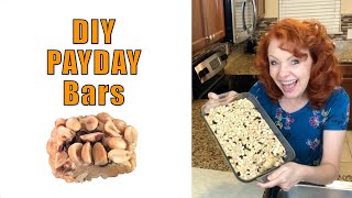 DIY Pay Day Bar betterthanstoreboughtpaydaybars paydaybarrecipe easypaydaybarrecipe [upl. by Elston283]