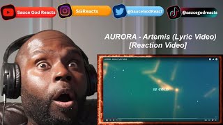 AURORA  Artemis Lyric Video  REACTION [upl. by Archangel]