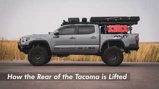 How the Rear of the Tacoma is Lifted  Different Leaf Options [upl. by Olly]