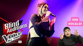 แตงโม วรายุภัสร์ Tangmo Walayupath  สองใจ  Blind Auditions  The Voice All Stars 2022 REACTION [upl. by Jacobah]