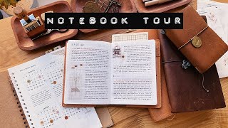 notebook tour ✷ september amp october in my sterling ink journal  a planner chat [upl. by Atikahc180]