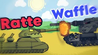 Ratte vs Electra Waffentrager  Cartoons about tanks [upl. by Berry]