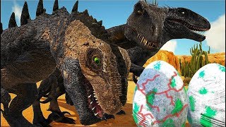 Indo Salvar Minha Esposa e Ovos do GodZilla Papai Indoraptor Dinossauros Ark Survival Evolved [upl. by Chickie942]