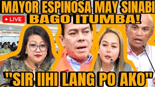 PAGKAWALA NI MAYOR ESPINOSA ISINIWALAT NG TESTIGO HULING PAKIUSAP NI MAYOR HINDI PINAKINGGAN [upl. by Akem]