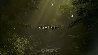 david kushner  daylight slowed  reverb [upl. by Feigin95]