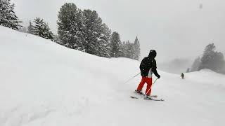 Flaine Jan 2023 Piste Topaze [upl. by Gnim]