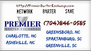 Premier Barter Exchange  B2b Bartering in NC and SC  7048460585 [upl. by Ellehcal]