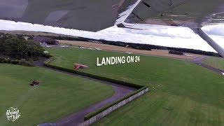 Landing on Runway 24 at Sherburn Aero Club [upl. by Sandy]