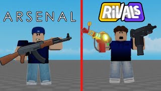 Roblox Rivals vs Roblox Arsenal which is better [upl. by Nyleda]