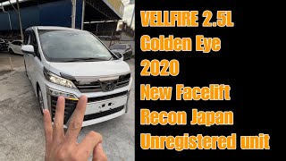 2020 TOYOTA VELLFIRE GOLDEN EYE JAPAN RECON UNREGISTERED review fyp [upl. by Jonathan186]