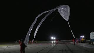 Launch of the SPECIES experiment from Timmins Balloon Base in Ontario [upl. by Witkin]