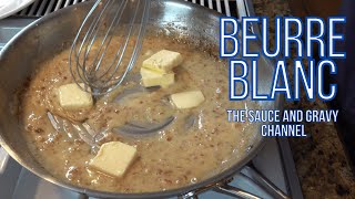 Beurre Blanc  Classic French Butter Sauce  How to Make a Beurre Blanc Sauce  Easy Butter Sauce [upl. by Anomis]