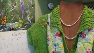 Js Knit  The Beauty of Nature and Lace Sweater EP 711 [upl. by Mayhs]