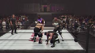 WWE2K24 DUDLEY BOYZ VS SAMI ZAYNE AND KEVIN OWENS [upl. by Araldo]