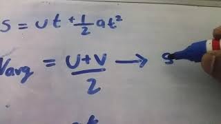 Std 11 Physics LN2 Kinematics equations of motion for constant acceleration [upl. by Verge]