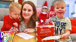 MAGICAL CHRISTMAS MAILBOX ELF SURPRISE ✨ Mailing Letters to Santa 🎅🏻 [upl. by Dail]