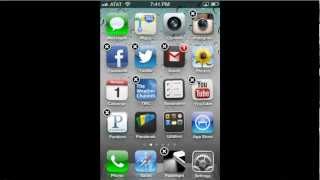 How to rearrange and move iPhone apps [upl. by Comstock356]