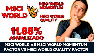 MSCI World Quality o Momentum Descubre el Mejor Índice para Invertir [upl. by Piselli]