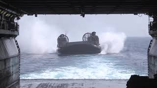 LCAC Operations aboard USS Bonhomme Richard LHD 6 Exercise Cobra Gold [upl. by Llesig]