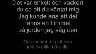 Åsa Jinder Av längtan till dig lyrics [upl. by Potter]