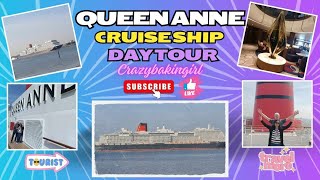 Queen Anne Cunard Cruise Ship Day Tourtravelcruisecruiseshiptour [upl. by Chavez]