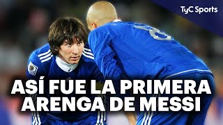 LIONEL MESSI Y SU PRIMERA ARENGA COMO CAPITÁN DE ARGENTINA ⚽ quotME COSTÓ FUE COMPLICADO PERO LINDOquot 🔥 [upl. by Jangro]