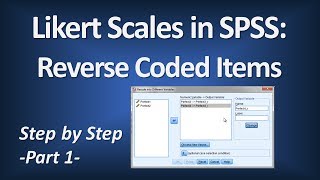 Likert Scales  Reverse ScoredNegative Items Part 1 [upl. by Mundt]