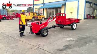 Huge Stock of Massive Manual Walking Tractor with Farm Trailer Available for Sale in Kitwe Zambia [upl. by Tacklind240]