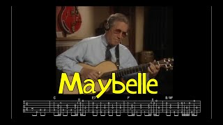 【TAB】Chet Atkins《Maybelle》Fingerstyle guitar [upl. by Annekim]