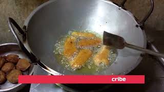 তেলেভাজা বেগুন চপ রেসিপি ।Telebhaja Beguni Chop recipebesoner recipe [upl. by Nileuqaj251]