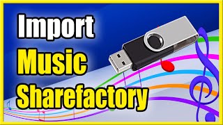 How to Import Music to Sharefactory PS5 amp Download from USB Best Tutorial [upl. by Ylyl676]